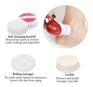Cepillo eléctrico de limpieza Facial multifunción 11 en 1, 50% de descuento, para Spa, masaje de piel, giratorio - Product Image 3