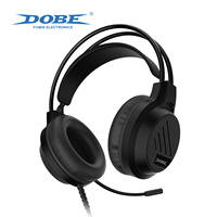 Casque stéréoscopique filaire universel DOBE 3,5 mm Casque de jeu pour PS5 PS4 XBOX Switch PC