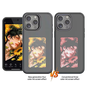 <span class=keywords><strong>Fundas</strong></span> para Teléfono con Función NFC DIY para <span class=keywords><strong>iPhone</strong></span> 18 17 16 PRO Max, Cubierta con Pantalla de Tinta Electrónica y Función de Actualización de IA a través de la Aplicación NFC - Product Image 2