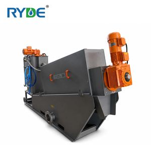 Presse à vis multi-disques pour la déshydratation des boues avec moteur et boîte de vitesses pour les stations d'épuration des eaux usées - Product Image 3