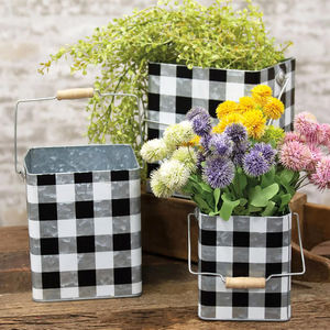 Jardinière suspendue 2025 pour décoration de la maison avec poignée en fer Jardinière de jardin en boîte à cocher Jardinière en fer - Product Image 3