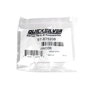 Pièces d'origine pour <span class=keywords><strong>moteur</strong></span> <span class=keywords><strong>hors</strong></span>-<span class=keywords><strong>bord</strong></span> Mercury - Mercury Quicksilver 875208 <span class=keywords><strong>ANODE</strong></span> - Product Image 4