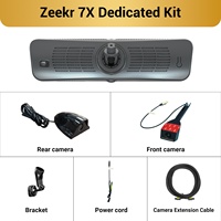Caméra de tableau de bord pour Zeekr 7X H10 Pro avec rétroviseur intelligent, streaming 2K, écran 9,2 pouces, double objectif avant et arrière, WiFi, certifiée CE FCC, d'origine usine