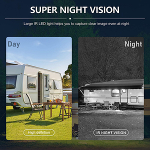Longue durée de vie Vision nocturne WiFi moniteur de vue arrière de voiture sans fil caméra de recul sans fil garantie 1 an aide à revoir - Product Image 4