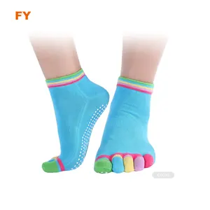 ZJFY-G0036 Anti-Rutsch-Zehen-Yoga-Socken Anti-Rutsch-Yoga-Socken