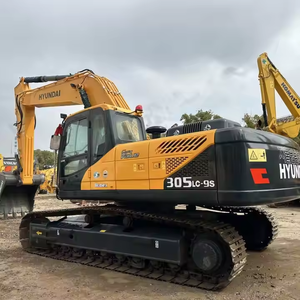 Precio barato Excavadora de alta calidad Máquina usada Excavadora Hyundai 305LC-9S Equipo original de segunda mano para la venta - Product Image 2
