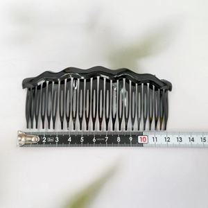 Peine grande negro simple para el cabello, pinza para el cabello para mujer adulta, peine antideslizante para flequillo, pinza para el cabello estilo coreano, venta al por mayor por 1 yuan. - Product Image 2