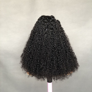 Beliebte lange Afro-<span class=keywords><strong>Pixie</strong></span>-Perücke mit 13x4 Lace-Frontal zum Fabrikpreis aus unbehandeltem Echthaar, transparente Lace-Front-Perücke mit Zöpfen - Product Image 6