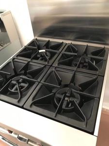 cuisinière <span class=keywords><strong>Mixte</strong></span> Américain gamme commerciale cuisinière à gaz 4 brûleurs cuisinière plaques chauffantes <span class=keywords><strong>avec</strong></span> fours standard - Product Image 3