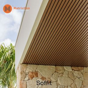 Paneles de Revestimiento de Pared Acanalados de Aluminio con Aspecto de Madera |   Sistema de Fachada Arquitectónica con Recubrimiento en Polvo - Product Image 6