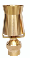 Usine directe 1/2 "3/4:" 1 "1.5" 2 "buse de cascade en laiton arroseur d'irrigation d'eau buse de fontaine de jardin
