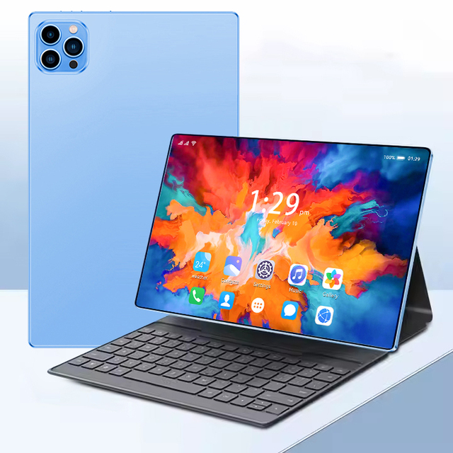 Wholesale Cheap 10.1" WIFI Tablet 128GB ROM Dual SIM Calling Business Android 10 4G MTK Octa Core 6000mAh USB Type-C 1-Year