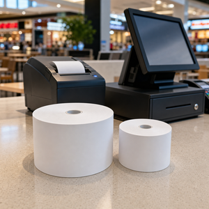 Top Quality 80 x 80 Thermal Till <b>Printer</b> Cash Register Paper Rolls for Cash Register - Product Image 4