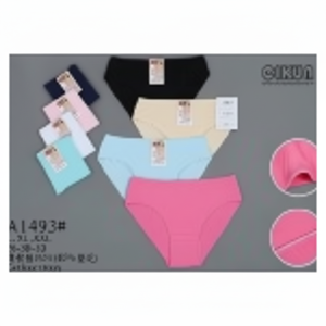 Alto a vita media a vita bassa triangolo Calzon de Mujer tinta unita poliammide Spandex slip alti tutti i giorni disponibili XL vita - Product Image 1