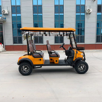 Voiture de loisirs 5-6 places économique avec moteur AC 4 kW, véhicule utilitaire à essence, voiturette de golf