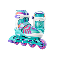 Chaussures de patins à roues alignées à roulettes Offre Spéciale patins clignotants de taille réglable avec roues en PU pour enfants et adultes