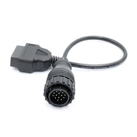 Großhandel MB 14Pin zu 16pin Anschluss kabel Diagnose stecker OBDII Adapter mit hoher Qualität Kompatibel für Benz Fahrzeug