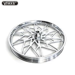 Jantes de moto VIMAS forgées sur mesure pour modèles Touring 2008+ 19/21/23/26/30 pouces en aluminium poli, nouvelles jantes - Product Image 1