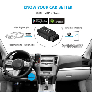 KONNWE Alat Diagnostik Mobil ELM327 Pic18f25k80 BT KW910 <span class=keywords><strong>OBD2</strong></span> V1.5, Pemindai Mobil Android <span class=keywords><strong>OBD2</strong></span> Otomotif, Alat Pindai OBDII ELM 327 - Product Image 4