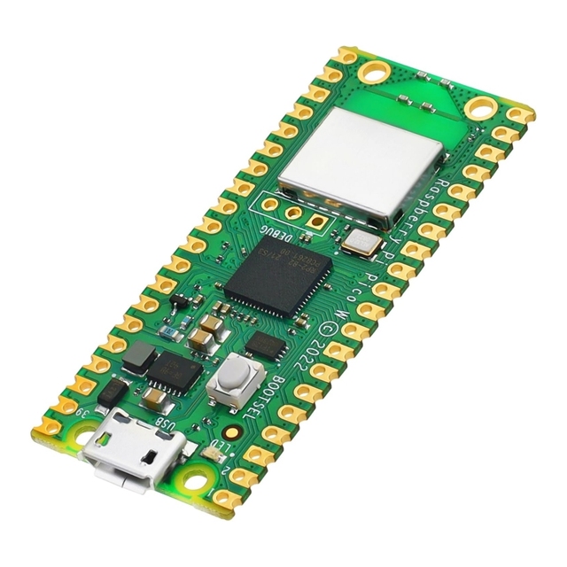 Raspberry Pi Pico W Single Board Computer Microcontroller Development Board with Dual-core RP2040 Chip 2.4/5 GHz WiFi WH WM