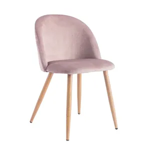Les meubles confortables modernes de luxe de style français préside la <span class=keywords><strong>chaise</strong></span> de salon tapissée de tissu de <span class=keywords><strong>velours</strong></span> de bleu marine de scarabée - Product Image 5