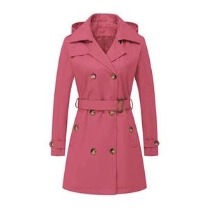 تصميم الاتجاه الأصلي جودة شعبية عالية الأعلى مبيعا مخصص الأبيض للرجال معطف خندق بيج النساء الخندق مخصص - Product Image 3