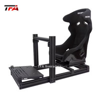 Simulador de Conducción DIY Direct Drive Motion 8040 8080, Asiento de Aluminio Metálico, Plataforma Completa para Simulación de Carreras