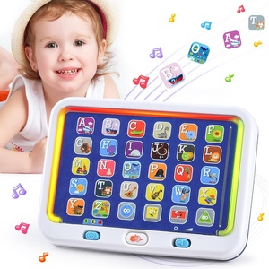 Tablette d'apprentissage <span class=keywords><strong>espagnol</strong></span> et anglais pour enfants, interactive bilingue, <span class=keywords><strong>alphabet</strong></span> ABC, lettres, mots, jouets éducatifs sur les couleurs - Product Image 1