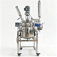 Réacteur en acier inoxydable à haute viscosité avec enveloppe chauffante |   Récipient chimique à contrôle de température