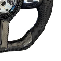Volant sport en cuir et fibre de carbone à 3 branches, compatible avec les séries 3/5, modèles F30 F32 F10 F01 F11 F06 F13 F01 E60 E90 M3 M4