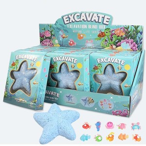 Kit d'extraction de pierres en forme d'étoile de mer-Kit de creuser des poissons et des pierres précieuses jouets - Product Image 1
