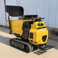 Mini-chargeuse sur chenilles rotative Euro 5 à prix abordable, avec levage hydraulique, pour le transport de gravier et de ciment, et benne sur chenilles