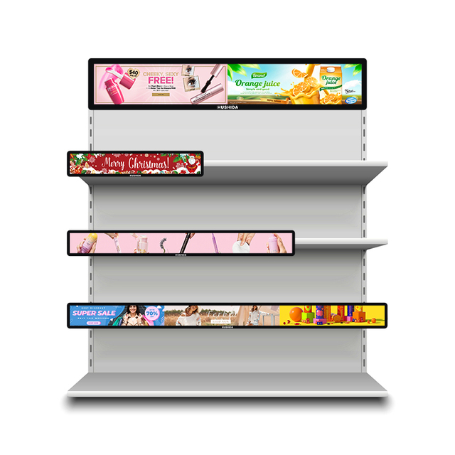 HUSHIDA Wide Screen Digital Signage and Displays Advertising bar Lcd Monitor ultra Stretch Screen