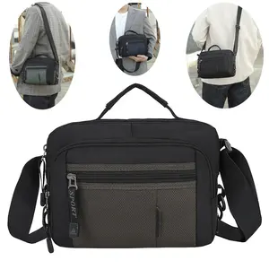 Bolso de hombro de estilo moderno para hombre, bandolera sencilla, a la moda, entrega rápida, stock diario