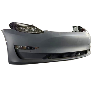 Pare-chocs universels neufs en plastique pour voiture, kit de carrosserie, pare-chocs avant, mise à niveau du plastique pour <span class=keywords><strong>Tesla</strong></span> Model 3 <span class=keywords><strong>Performance</strong></span> 2019 - Product Image 4