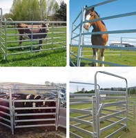 Panneau de clôture en fil de fer soudé galvanisé pour bétail, chevaux et moutons