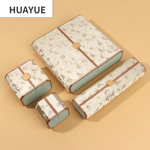 Huayue на заказ, двойная открытая дверь, роскошное классическое ожерелье, кольцо, браслет, подарочная упаковка, коробка для ювелирных изделий - Product Image 5
