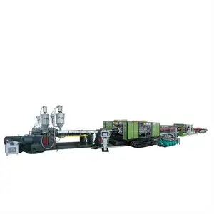 Jwell-Hdpe/Pp/Pvc Horizontale Type Dubbele Muur Gegolfde Pijp Jwell Machine Pijp Extrusie Machine