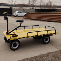 Carretilla Eléctrica Plegable de Acero Inoxidable de Cuatro Ruedas con Barandilla para Uso Industrial en Granjas, Almacenes y Transporte de Carga OEM