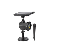 Éclairage laser extérieur de jardin à énergie solaire lumière laser ciel rechargeable lumière laser de couleur rouge et verte pointeur de lumière laser