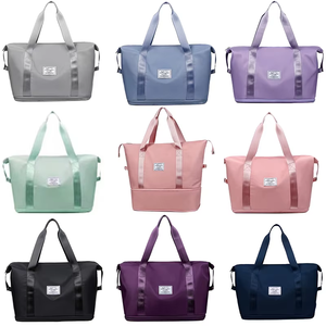 Bolsa de viaje deportiva personalizada al por mayor 2025, bolsa de Yoga plegable de gran capacidad, impermeable, de alta calidad, bolsa de lona para exteriores, gimnasio - Product Image 3