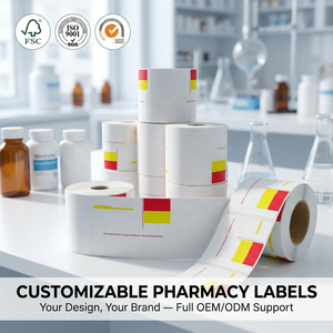 Autocollant Personnalisé pour Étiquette de Prescription Médicale, Flacon Pharmaceutique, Pharmacie, Professionnel de la Santé - Product Image 3