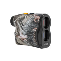 Télémètre laser camouflage pour la chasse et le tir à l'arc - Professionnel, portée 500m, télescope 6X, alimenté par piles AA pour la faune