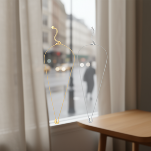 Collar con Colgante de Letra L de Acero Inoxidable, Cadena de Serpiente, Joyería Minimalista Unisex para Uso Diario, Regalo - Product Image 2