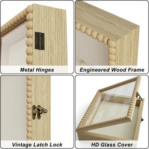 FSC BSCI Customized Solid Wood Deep Flower Gift <strong>Shadow</strong> <strong>Box</strong> Frame <strong>Display</strong> Case with Glass <strong>Window</strong> - Product Image 4