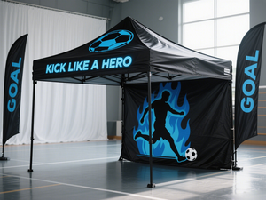 Sunshine logotipo personalizado impreso tienda de café al aire libre publicidad 3x3 evento plegable promocional Pop Up Display dosel Trade Show - Product Image 2