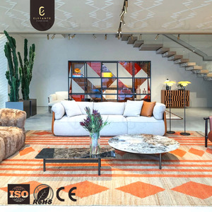 Hiện Đại Ý Vải Trắng Cắt Sofa Đặt Phòng Chờ Hiện Đại Desgin Thoải Mái Sang Trọng Lớn Modular Ghế Chất Lượng Cao Góc Sofa - Product Image 1