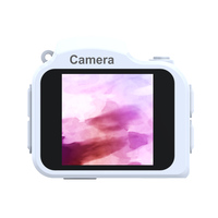 Caméra de poche HJD02 4K Ultra HD 16MP avec écran tactile de 1,54 pouces, 28 filtres, flash, enregistrement et charge, webcam, mini caméra de vlogging pour YouTube