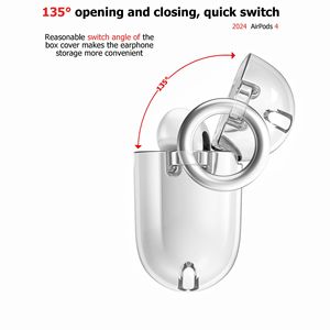 สำหรับ airpods Pro2 Pro airpods 2 3 4ใสแวววาว<span class=keywords><strong>เคส</strong></span>พกพาหูฟังเคสชาร์จหูฟัง Gen2 <span class=keywords><strong>Gen3</strong></span><span class=keywords><strong>เคส</strong></span> - Product Image 2