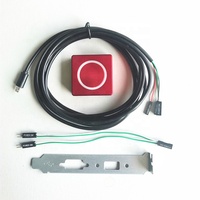 Bouton d'alimentation en alliage d'aluminium pour ordinateur de bureau, interrupteur d'alimentation marche/arrêt pour ordinateur, interrupteur de mise sous tension externe